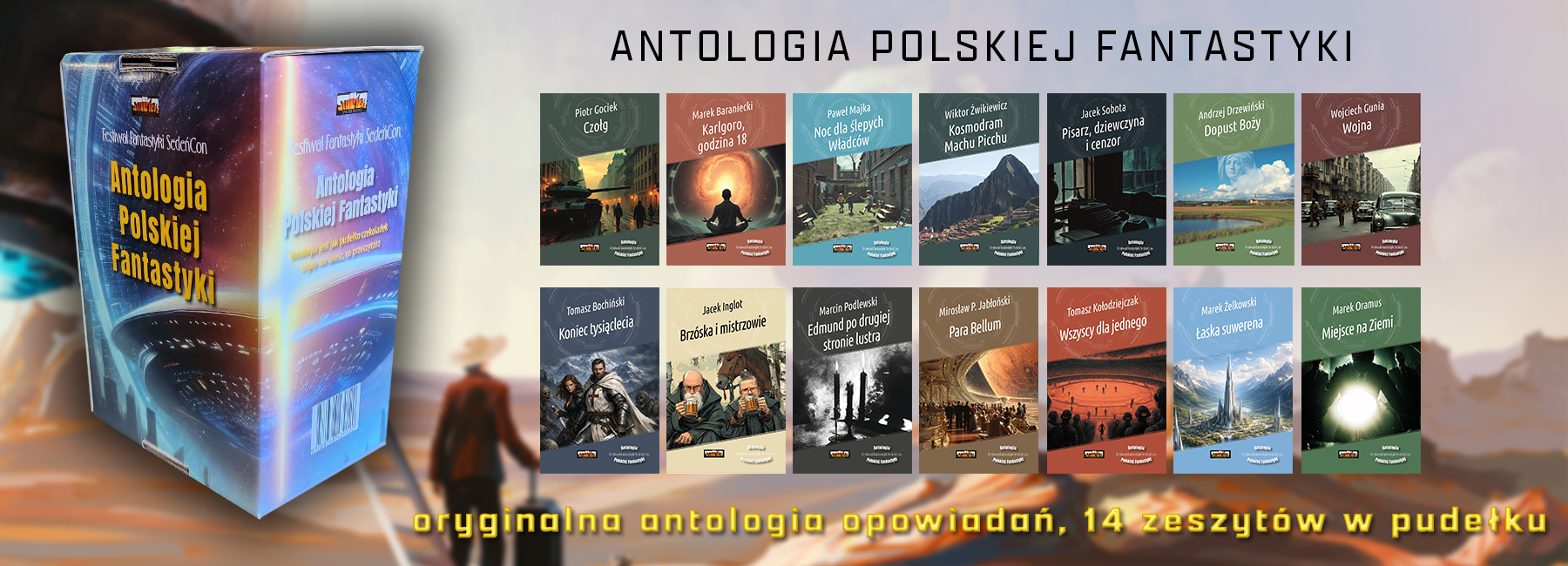 Antologia pudełko: starter 1-14 i komplet zeszytów 8-14